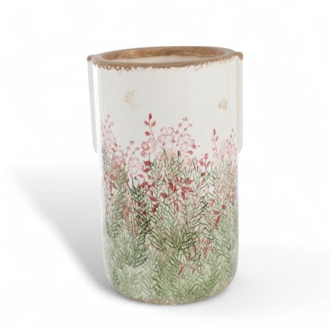 VASO CERAMICA H30 D17 DECORATA